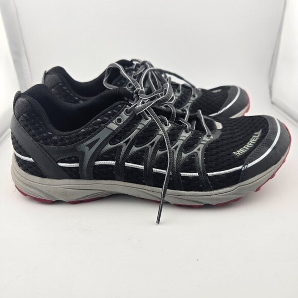 Merrell Women’s Carbon Black/Pink Athletic Sneakers | Size 7.5 | Running/Walking - Picture 3 of 11
